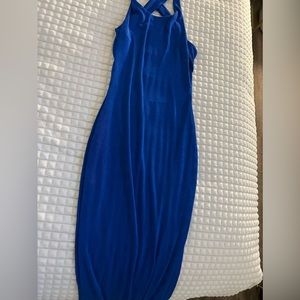 Maxi blue dress